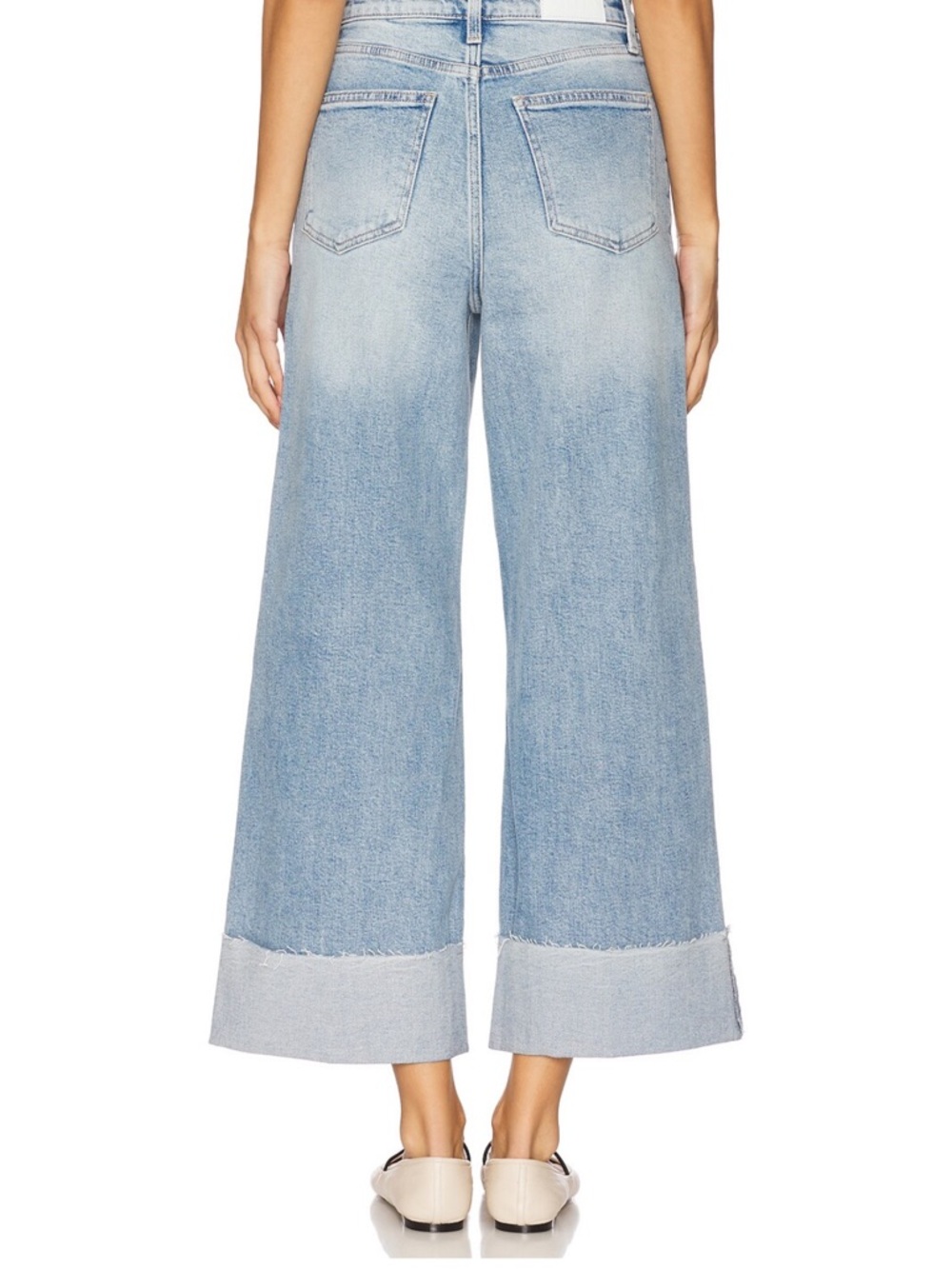 Pistola Lana Crop Wide Leg Jeans in Snowcat  - OBO - Picture 2 of 10